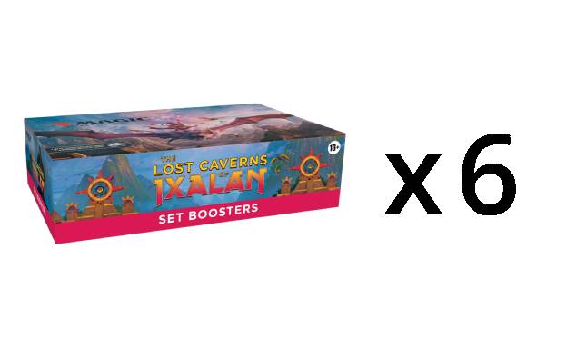 MTG The Lost Caverns of Ixalan SET Booster CASE (6 SET Booster Boxes)